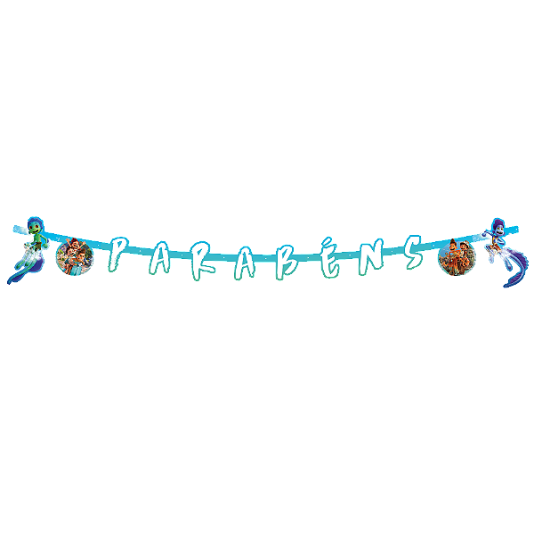 Faixa Parabéns Luca - 01 Unidade - Disney Original - Rizzo