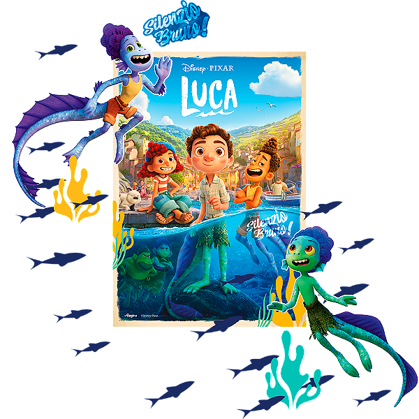Kit Decorativo Luca 01 Unidade - Disney Original - Rizzo