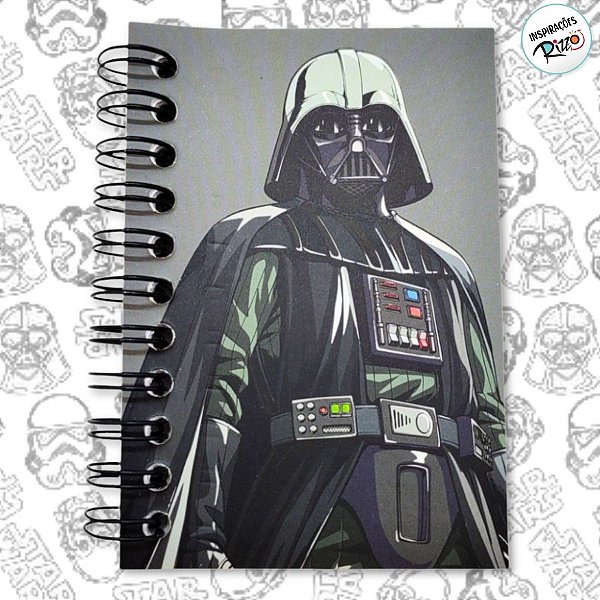 Caderninho de Anotações - Darth Vader - Star Wars - 50 Folhas - 7x10cm - 1 unidade - Disney Original - Rizzo