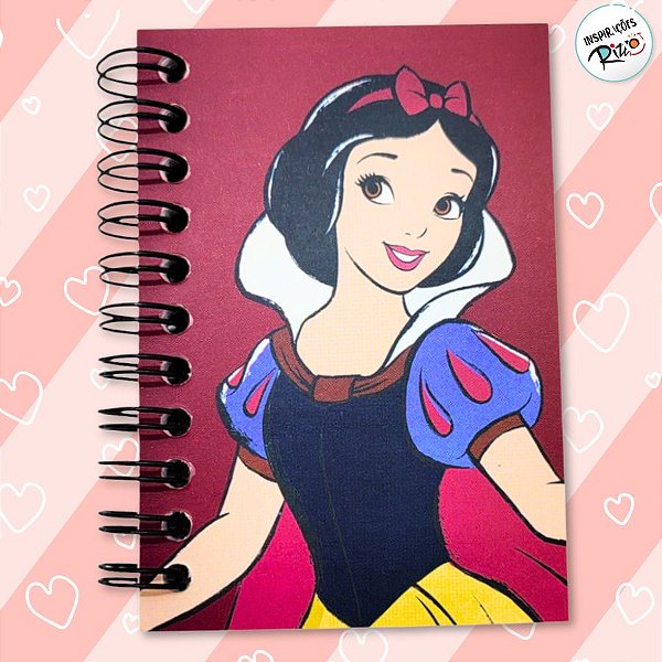 Caderninho de Anotações - Branca de Neve - 50 Folhas - 7x10cm - 1 unidade - Disney Original - Rizzo