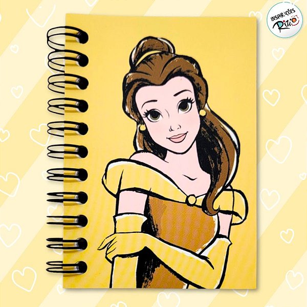 Caderninho de Anotações - Bela - 50 Folhas - 7x10cm - 1 unidade - Disney Original - Rizzo
