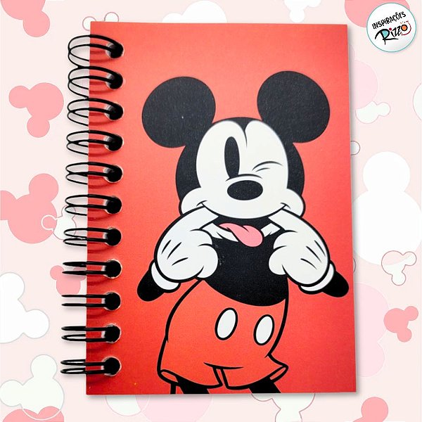 Caderninho de Anotações - Mickey Mouse - 50 Folhas - 7x10cm - 1 unidade - Disney Original - Rizzo