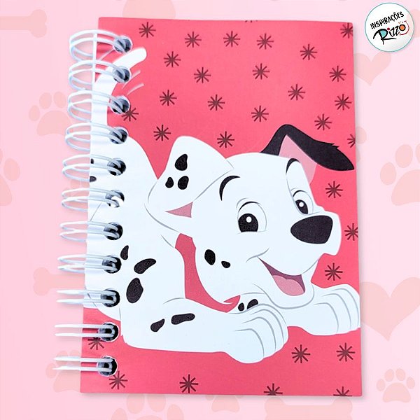 Caderninho de Anotações - 101 Dalmatas - 50 Folhas - 7x10cm - 1 unidade - Disney Original - Rizzo