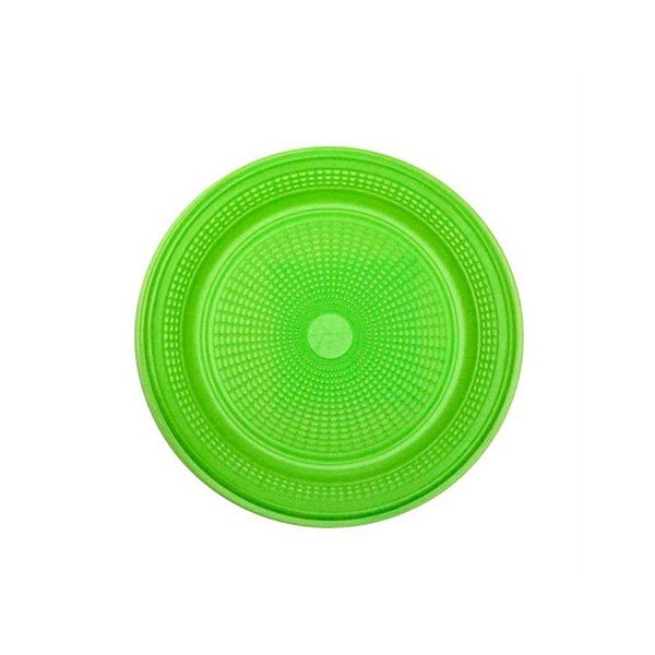 Prato Bolo Descartável 15cm Verde Claro 10 unidades Trik Trik