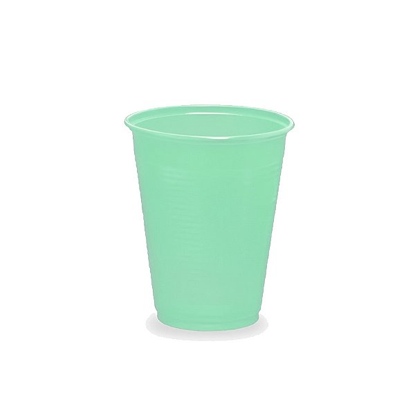 Copo Descártavel BioDegradável 200ml - Verde Candy  - 50 unidades - Rizzo
