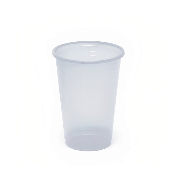 Copo 300ml Biodegradável Crystal Neon Natural - 25 unidades - Trik Trik - Rizzo