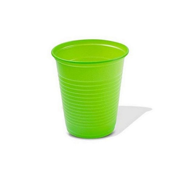 Copo Festa Descartável 200ml Verde Claro 50 unidades Trik Trik