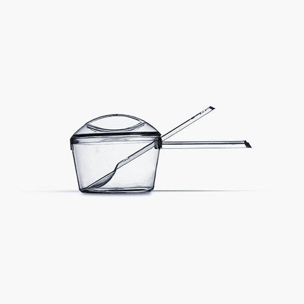 Kit Panelinha com Colher Piccolo Cristal 5 unidades - Plastilânia