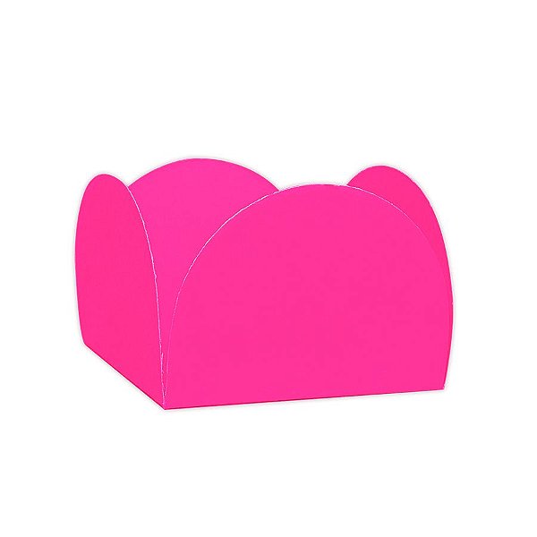 Forminhas para Doces 4 Pétalas Rosa Neon 50 unidades NC Toys
