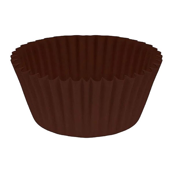Forminha Gourmet Impermeável para Doces - Marrom - 100 unidades - Regina - Rizzo