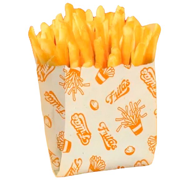 Saco de Papel - Fritas P  - 50 unidades - Regina  - Rizzo