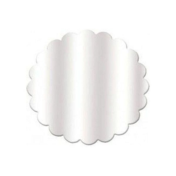 Fundo Rendado para Doces 9cm (760004) Incolor com 100 un. Cromus Rizzo Confeitaria