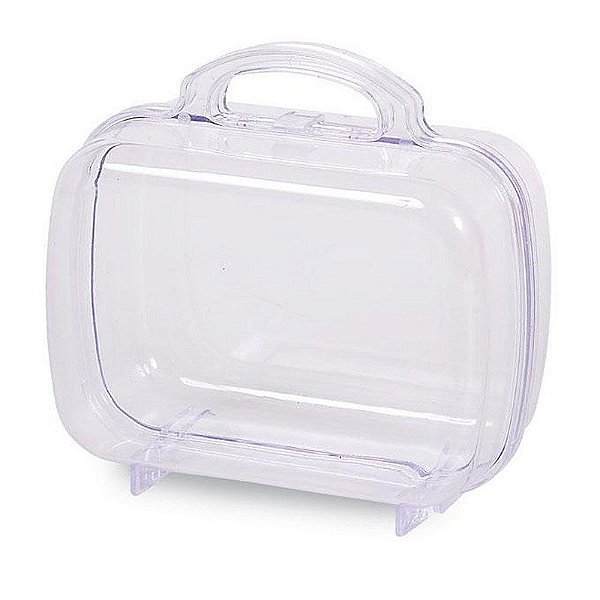 Maleta Acrílica para Lembrancinha Transparente - 1 Unidade - MK Plásticos - Rizzo Festas