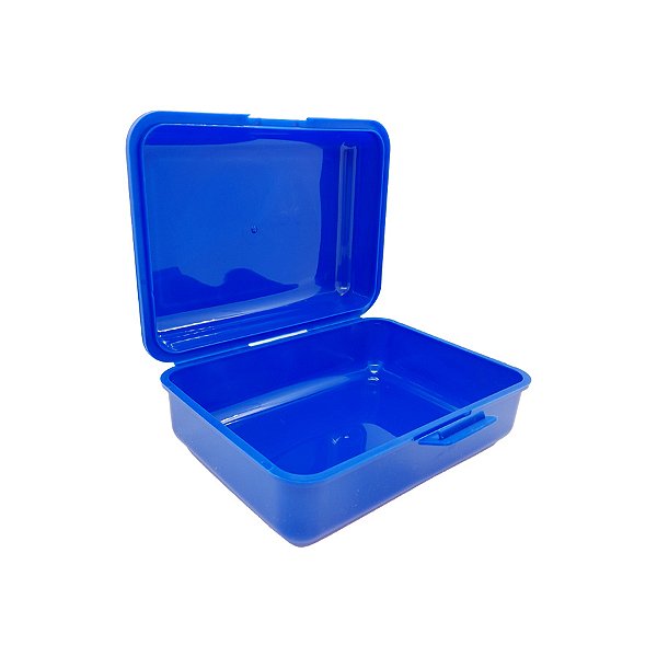 Caixinha Lembrancinha Plástica Azul 18x13x7cm - 1 unidade - Rizzo