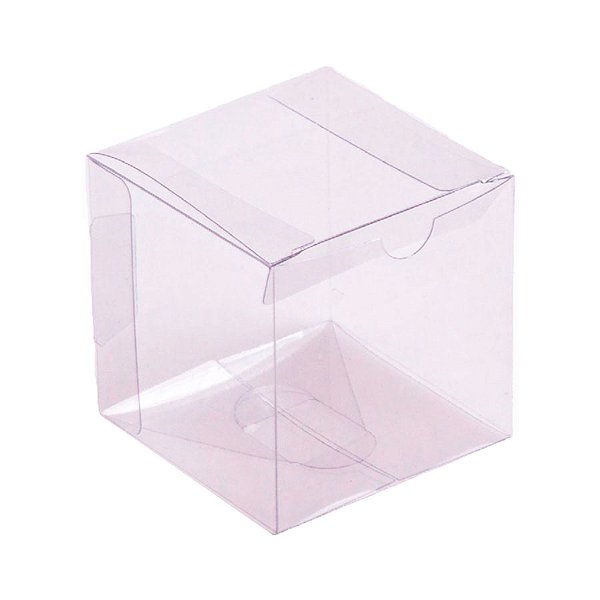 Caixa Cubo Transparente Nº 3 (8x8x8cm) - 10 unidades - Rizzo