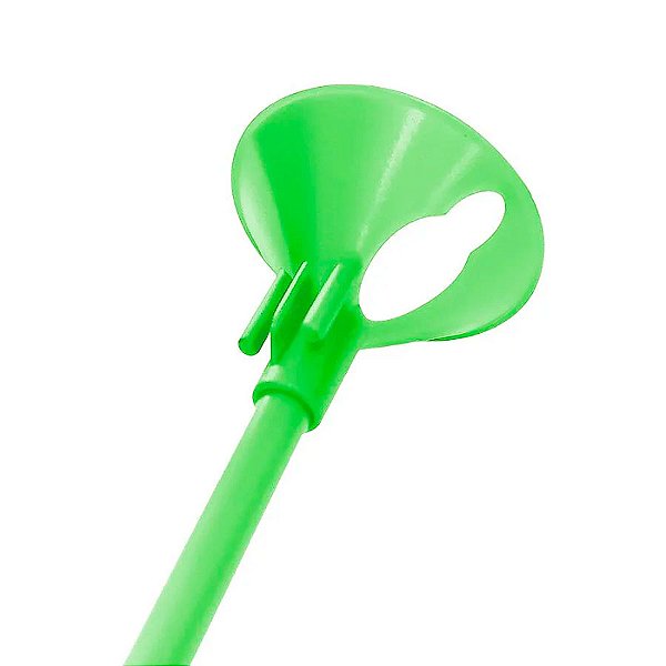 Suporte para Balão 33cm - Verde Fluorescente - 10 Unidades