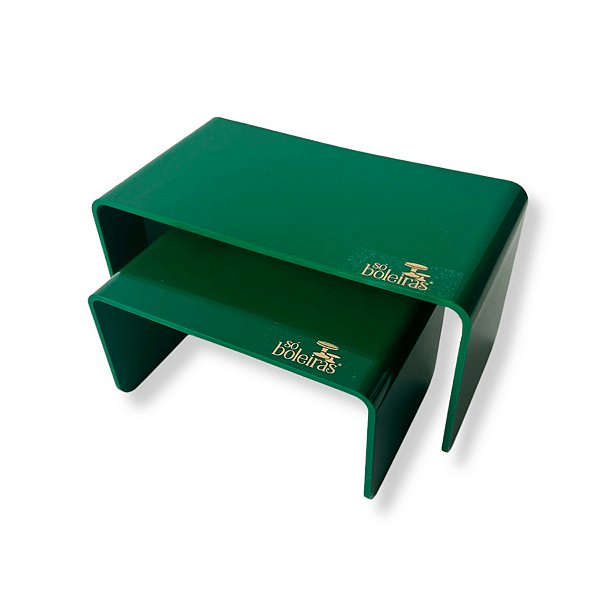 Kit Suporte para Doces Elevadores - Verde Folha - 2 unidades - Só Boleiras - Rizzo