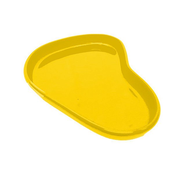 Bandeja Orgânica - 17x11 cm - Amarelo - 1 unidade - Só Boleiras - Rizzo