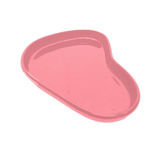 Bandeja Orgânica  - 17x11 cm -  Rosa - 1 unidade - Só Boleiras - Rizzo