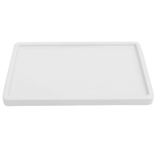 Bandeja Retangular 30x18cm Branco - 01 unidade - Só Boleiras - Rizzo Embalagens