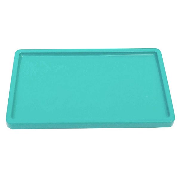 Bandeja Retangular 30x18cm Tiffany - 01 unidade - Só Boleiras - Rizzo Embalagens