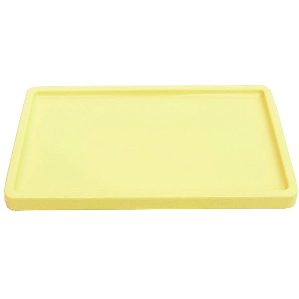 Bandeja Retangular 30x18cm Creme - 01 unidade - Só Boleiras - Rizzo Embalagens