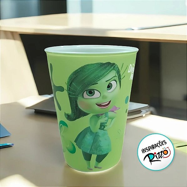 Copo Plástico Divertidamente - Nojinho - 320ml - 1 unidade - Disney Original - Rizzo