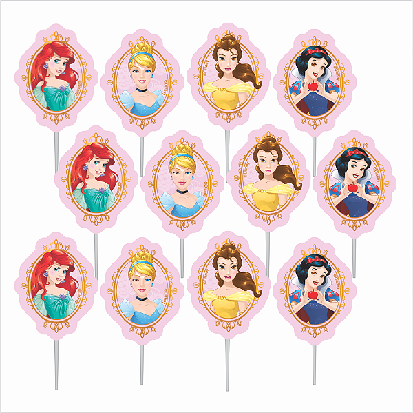 Palitos Decorativos EVA - Princesas - 01unidade - Disney Original - Rizzo