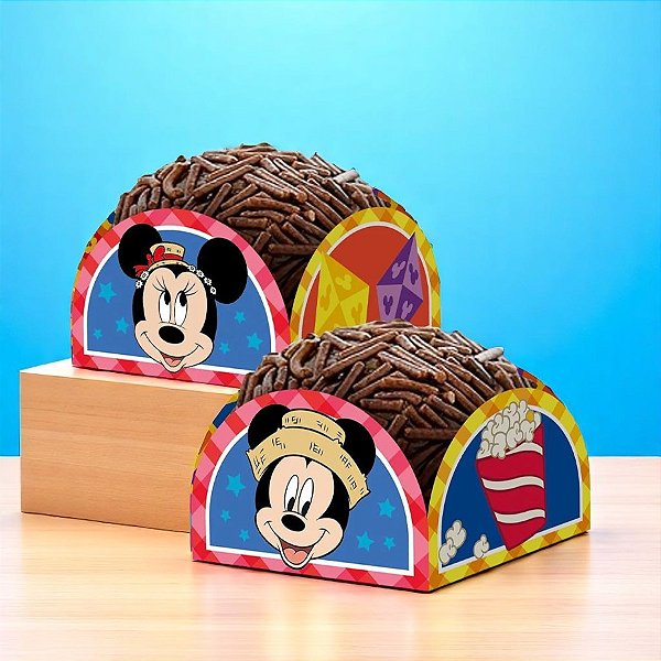 Porta Forminha - Arraiá do Mickey - 50 unidades - Disney Original - Rizzo