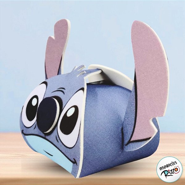 Caixa Surpresa de EVA - Stitch - 10x9cm - 6 unidades - Disney Original - Rizzo