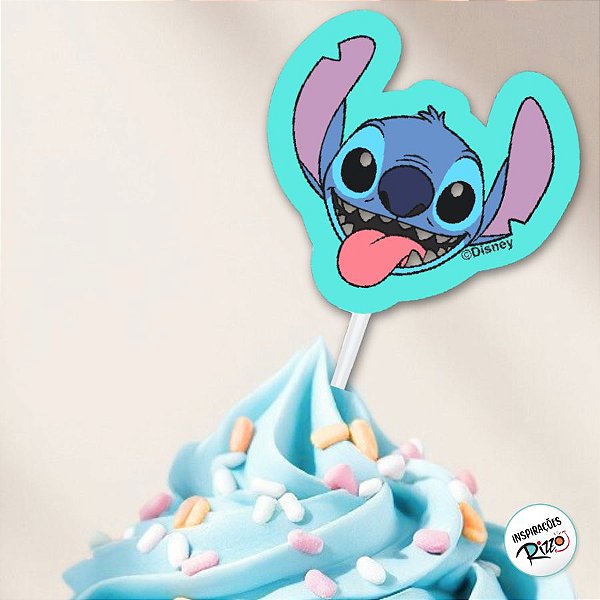 Pick Decorativo para Doces - Stitch - 12 unidades - Disney Original - Rizzo