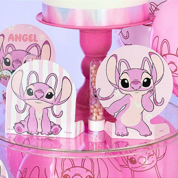 Decoração de Mesa Festa Angel - 8 unidades - Disney Original - Rizzo