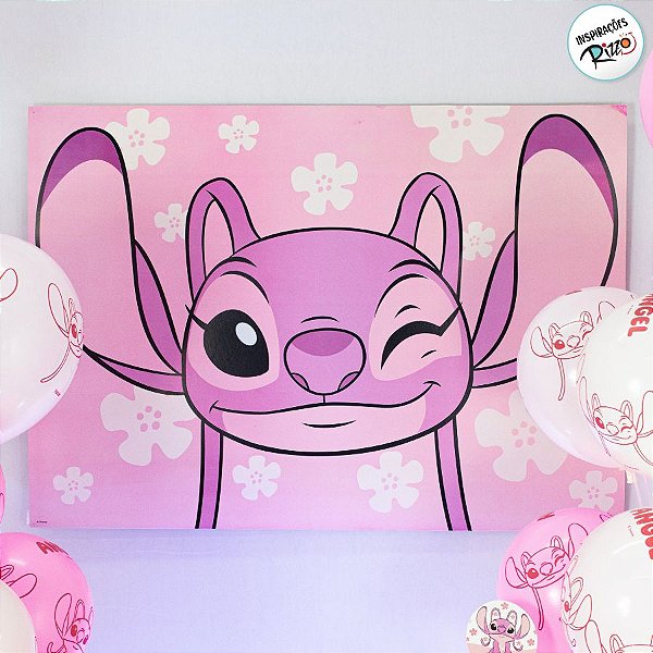 Painel Decorativo Festa Angel - 64x90cm - 1 unidade - Disney Original - Rizzo