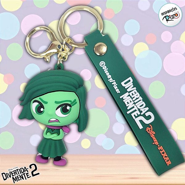 Chaveiro 3D Nojinho - Divertidamente 2 - 7cm - 1 unidade - Disney Original - Rizzo