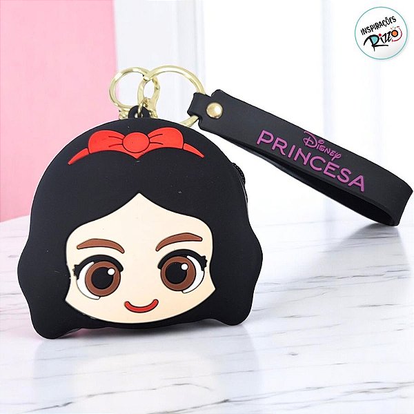 Porta Níquel de Silicone - Branca de Neve - 7cm - 1 unidade - Disney Original - Rizzo