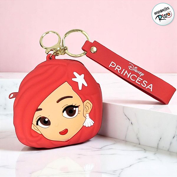 Porta Níquel de Silicone - Ariel - 7cm - 1 unidade - Disney Original - Rizzo