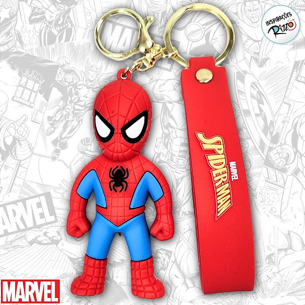 Chaveiro 3D Homem Aranha - Vingadores - 9cm - 1 unidade - Disney Original - Rizzo