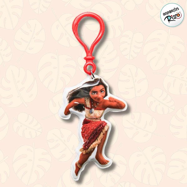 Chaveiro com Luz - Moana 2 - 1 unidade - Disney Original - Rizzo
