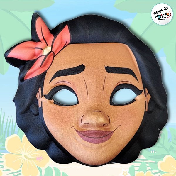 Máscara de EVA - Moana 2 - 1 unidade - Disney Original - Rizzo