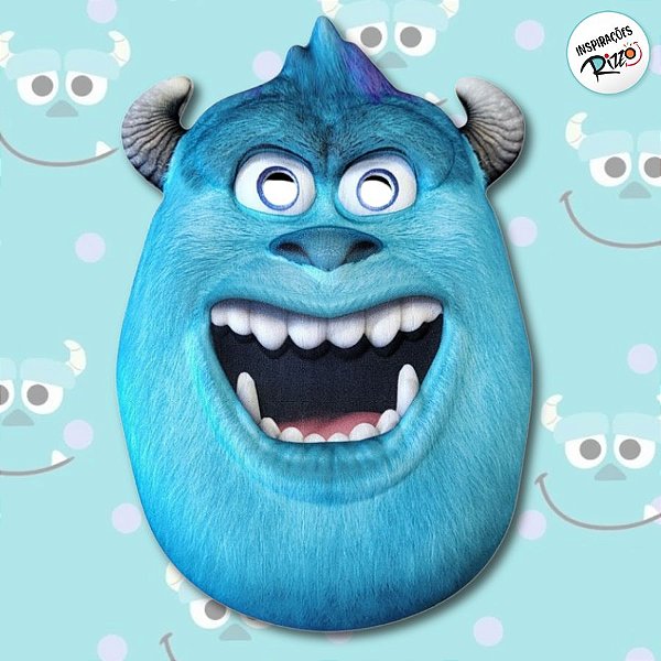 Máscara de EVA - Sullivan - Monstros S.A - 1 unidade - Disney Original - Rizzo