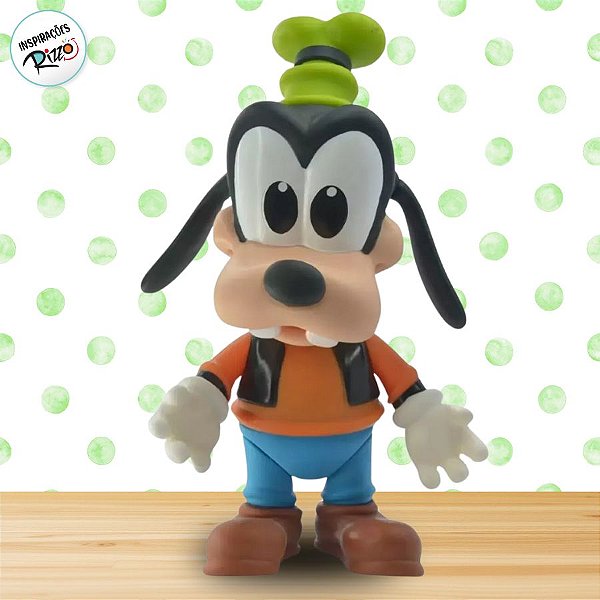 Boneco Articulado Pateta de Vinil - 12cm - 1 unidade - Disney Original - Rizzo