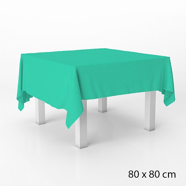 Toalha Cobre Mancha em TNT - 80 x 80 cm - Azul Tiffany - 5 unidades - Best Fest -