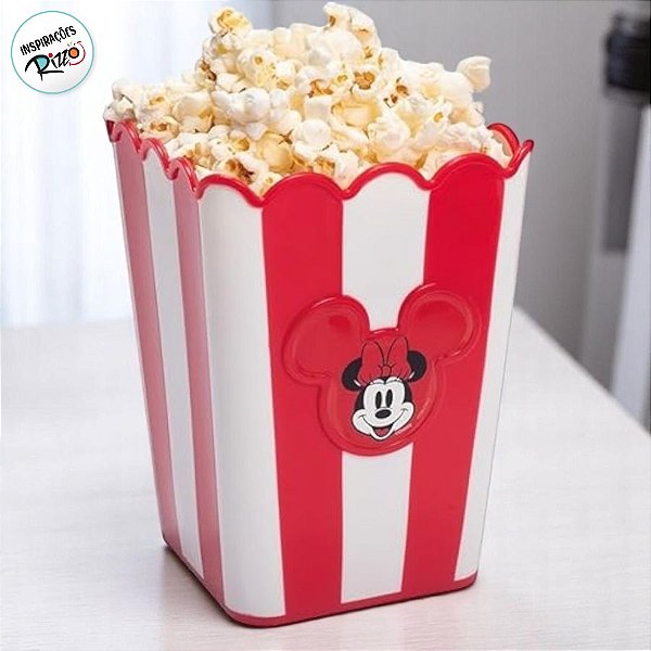 Balde de Pipoca - Minnie Vermelha - 1,46l - 1 unidade - Disney Original - Rizzo