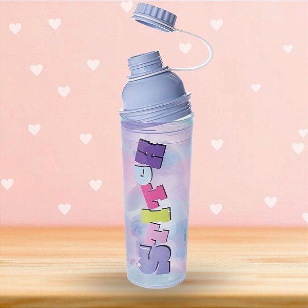 Garrafa Vip - Stitch Love - 660ml - 1 unidade - Disney Original - Rizzo