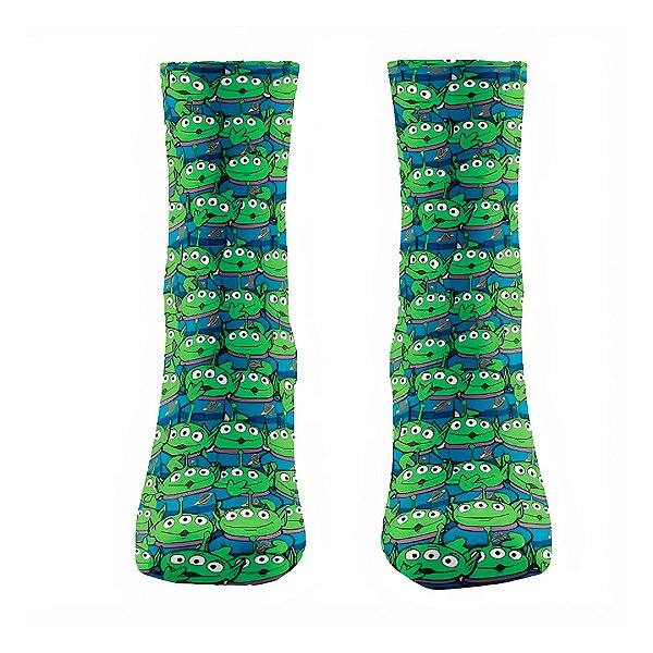 Meia Cano Longo - Et Toy Story - 39/43 - 1 unidade - Disney Original- Rizzo