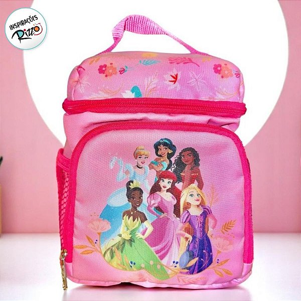 Lancheira Térmica - Princesas - 21x19cm - 1 unidade - Disney Original - Rizzo