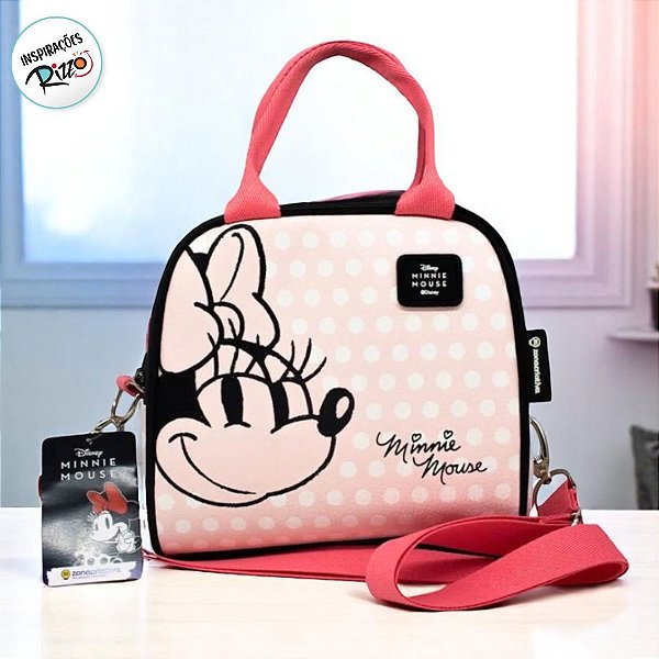 Maleta Térmica - Minnie Rosa - 18x20cm - 1 unidade - Disney Original - Rizzo