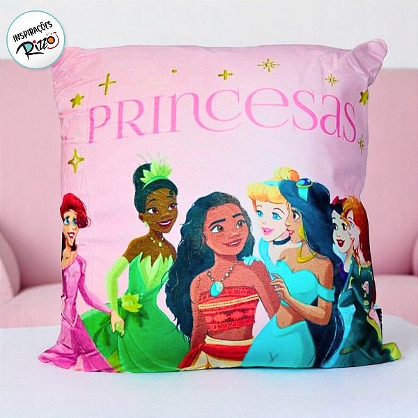 Almofada Princesas - 40cm - 1 unidade - Disney Original - Rizzo