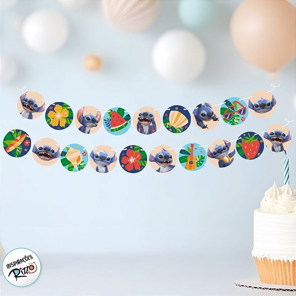 Faixa Decorativa - Stitch - 1 unidade - Disney Original - Rizzo