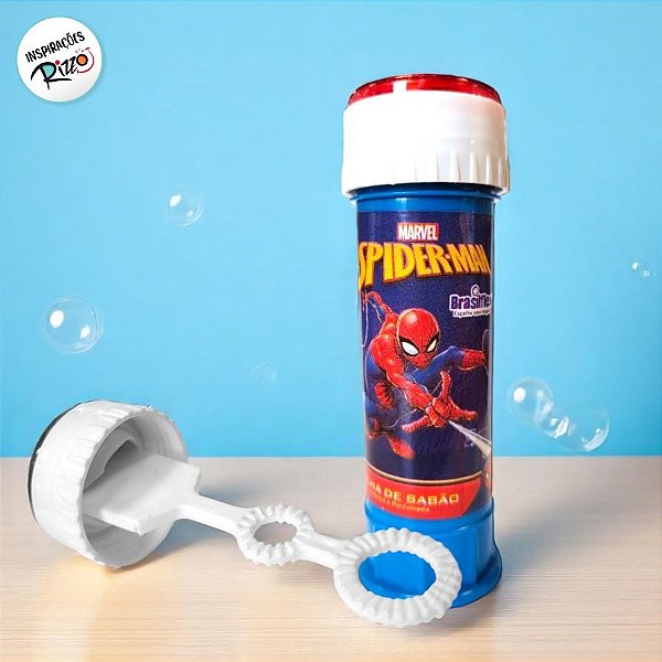 Lembrancinha Bolha de Sabão - Homem Aranha - 60ml - 1 unidade - Disney Original - Rizzo